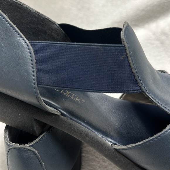 VINTAGE | CABIN CREEK | NAVY BLUE | LEATHER SANDAL, 8M - Picture 5 of 7